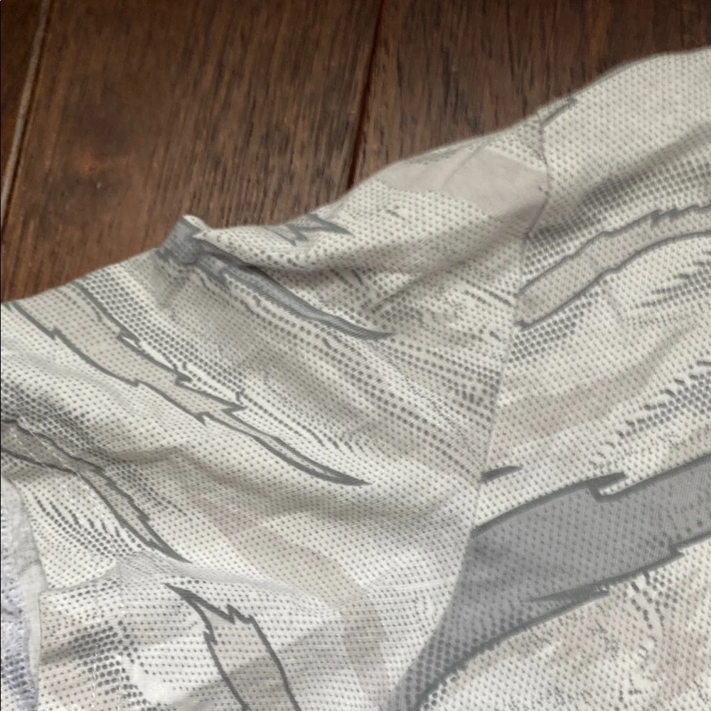 adidas White and Gray Kids Short Sleeve Tee